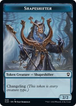 Shapeshifter (024) // Shapeshifter (028) Token (TCLB)
