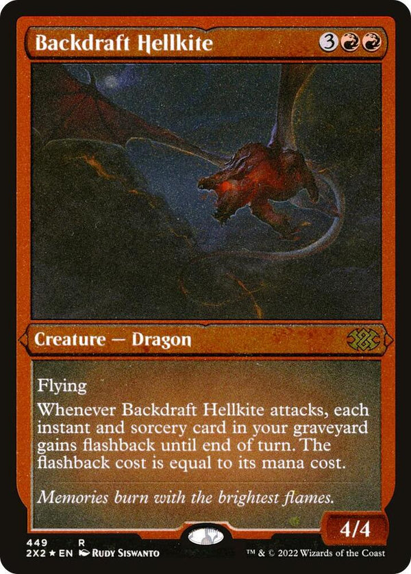 Backdraft Hellkite (Etched) (2X2)