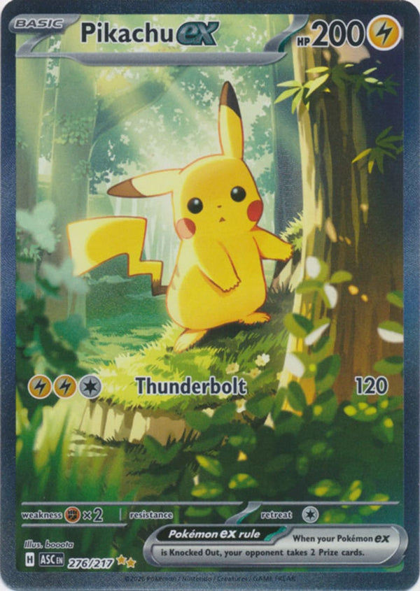 Pikachu ex - 276/217 - Special Illustration Rare