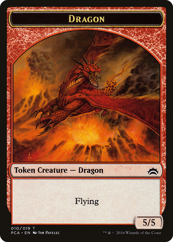 Dragon // Saproling Token (TPCA)