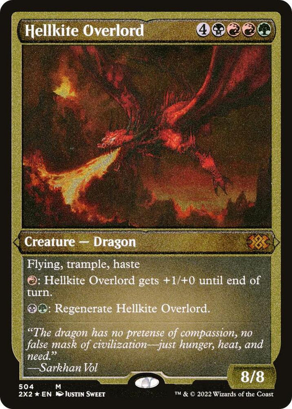 Hellkite Overlord (Etched) (2X2)