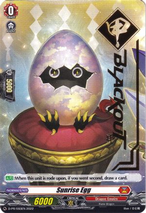 Sunrise Egg (Hot Stamped) - D-PR/093EN 2022 - Promo