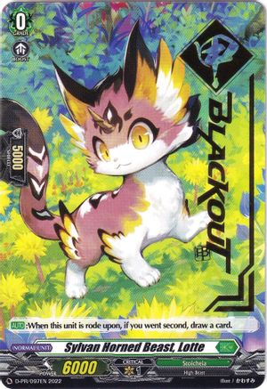 Sylvan Horned Beast, Lotte (Hot Stamped) - D-PR/097EN 2022 - Promo
