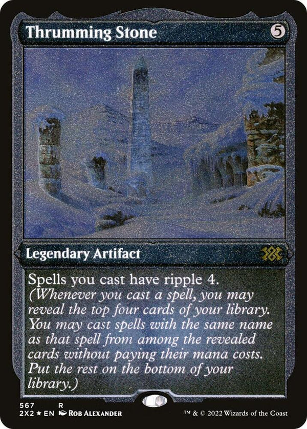 Thrumming Stone (Etched) (2X2)