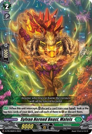 Sylvan Horned Beast, Mafels - D-PR/082EN - Promo