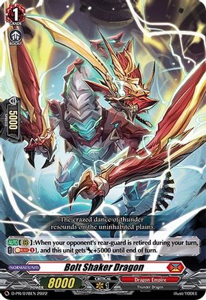 Bolt Shaker Dragon - D-PR/078EN - Promo