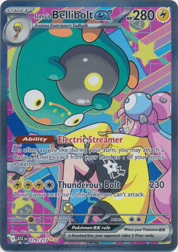 Iono's Bellibolt ex - 279/217 - Special Illustration Rare