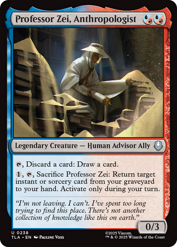 Professor Zei, Anthropologist (TLA)