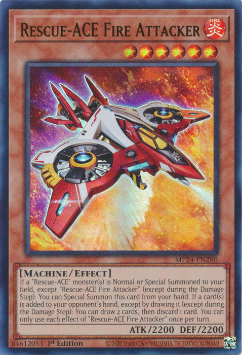 Rescue-ACE Fire Attacker - MP24-EN280 - Ultra Rare - 1st Edition