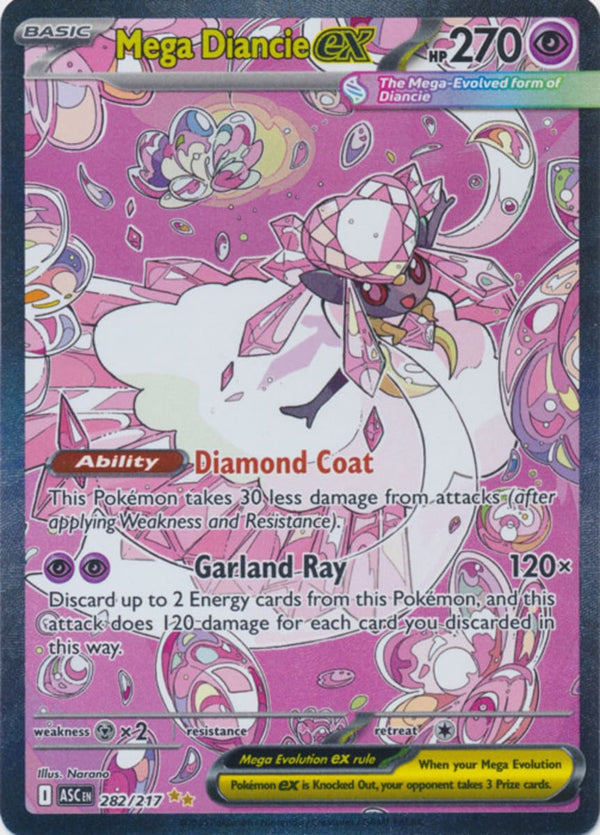 Mega Diancie ex - 282/217 - Special Illustration Rare