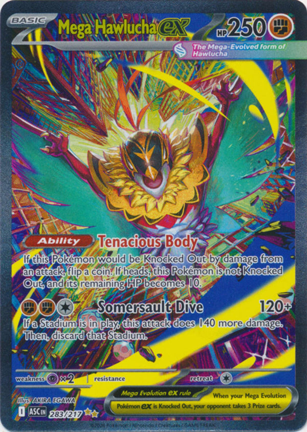 Mega Hawlucha ex - 283/217 - Special Illustration Rare