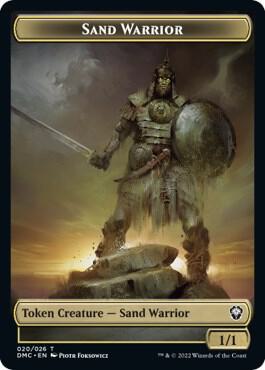 Phyrexian // Sand Warrior Token (Foil) (TDMU)