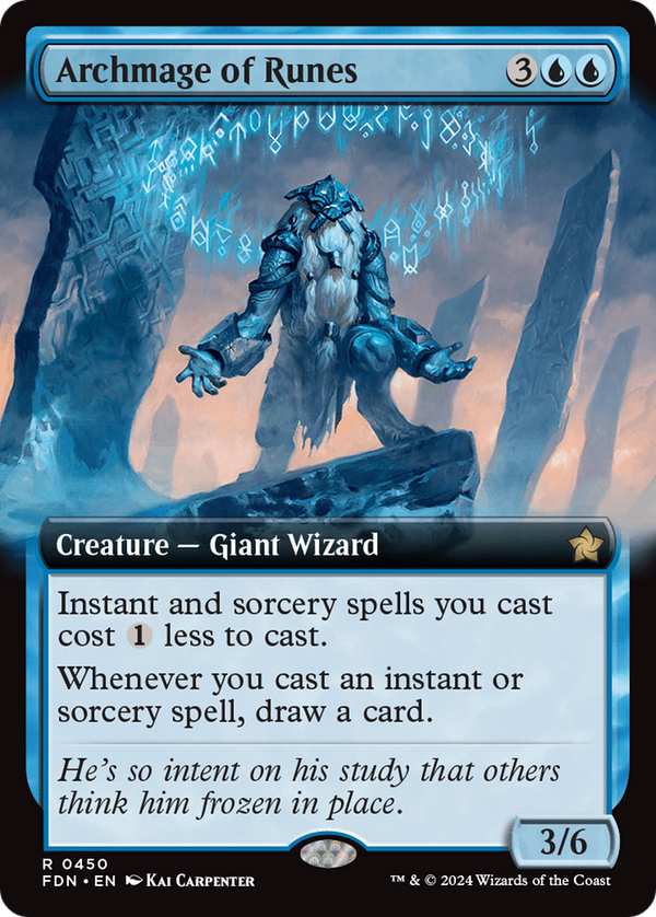 Archmage of Runes - Extended Art (FDN)