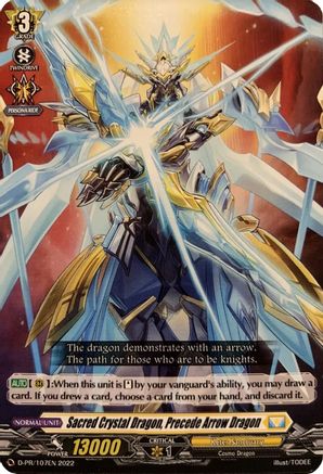 Sacred Crystal Dragon, Precede Arrow Dragon - D-PR/107EN - Promo