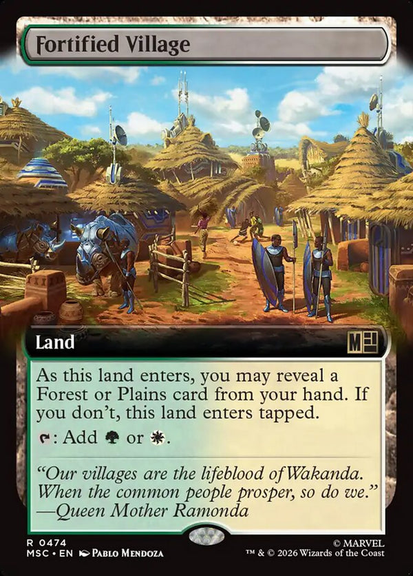 Fortified Village - Extended Art (MSC)