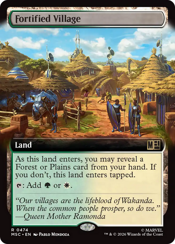 Fortified Village - Extended Art (MSC) (Pre-Order)