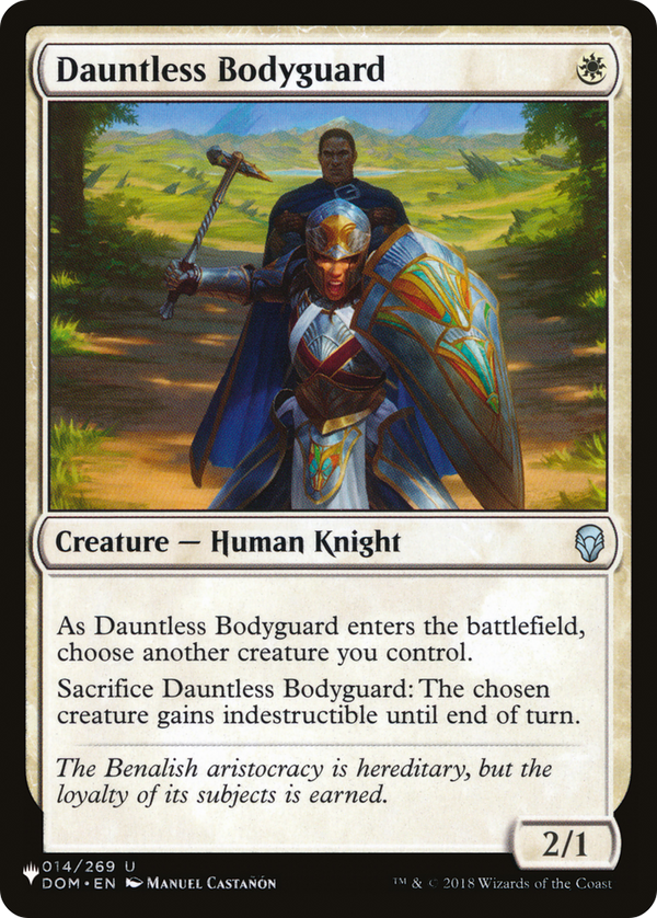 Dauntless Bodyguard - DOM Reprint (PLST)