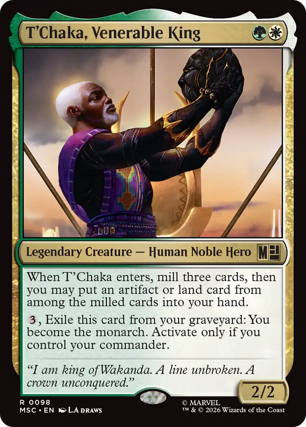 T'Chaka, Venerable King (MSC) (Pre-Order)