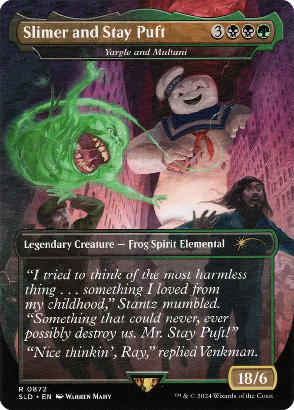 Slimer and Stay Puft // Yargle and Multani - Borderless (SLD)