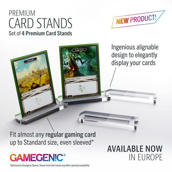 Gamegenic - Premium Card Stand 4ct