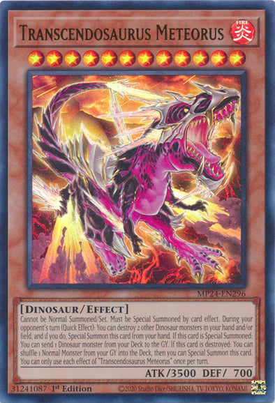 Transcendosaurus Meteorus - MP24-EN296 - Ultra Rare - 1st Edition