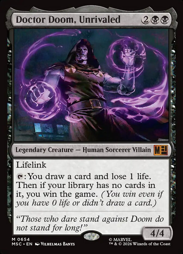 Doctor Doom, Unrivaled (MSC)