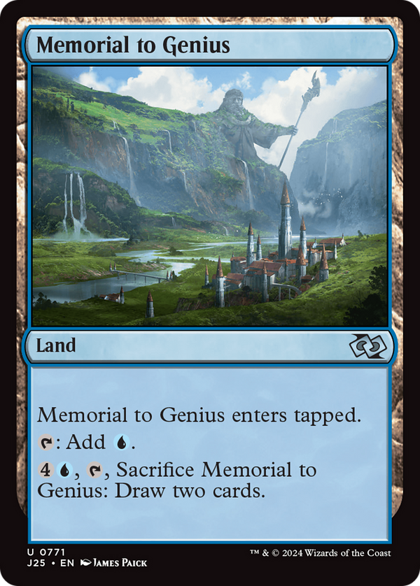 Memorial to Genius (J25)