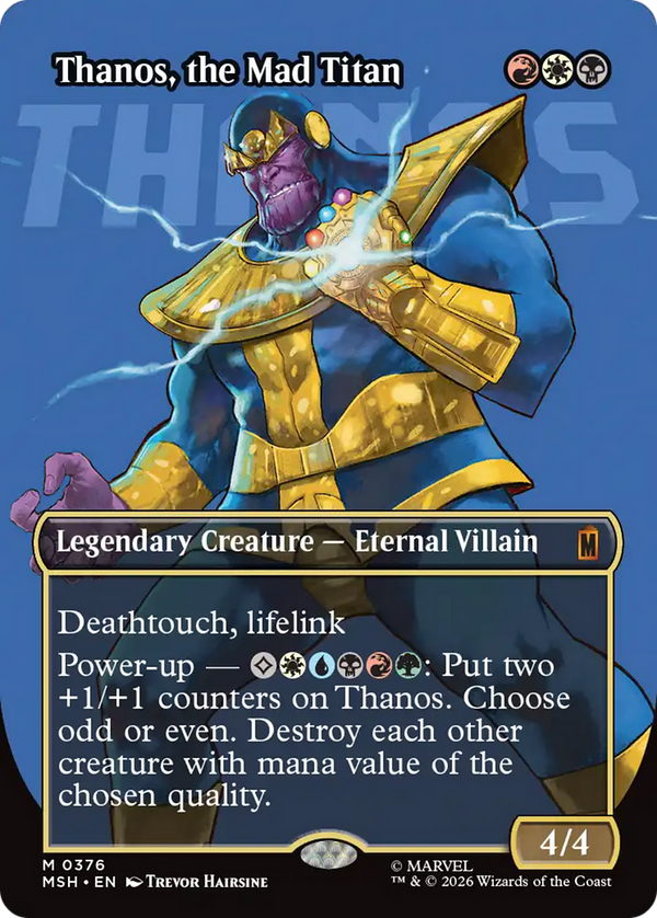 Thanos, the Mad Titan - Logo Showcase (MSH) (Pre-Order)