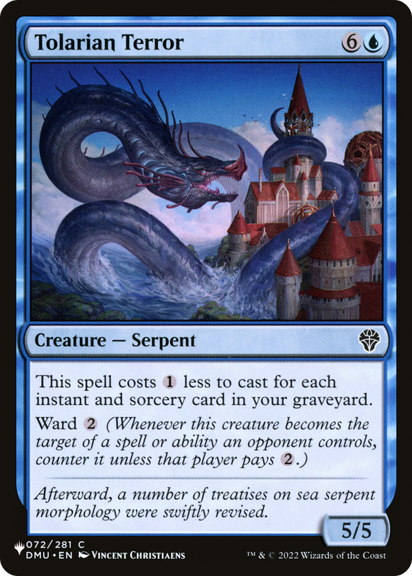 Tolarian Terror - DMU Reprint (PLST)