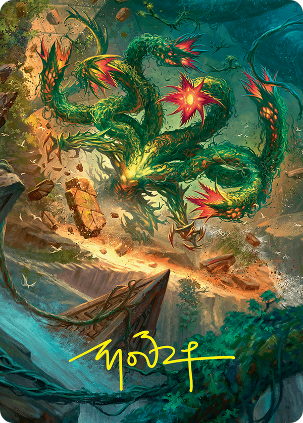Mossborn Hydra - Art Series (Gold-Stamped Signature) (AFDN)