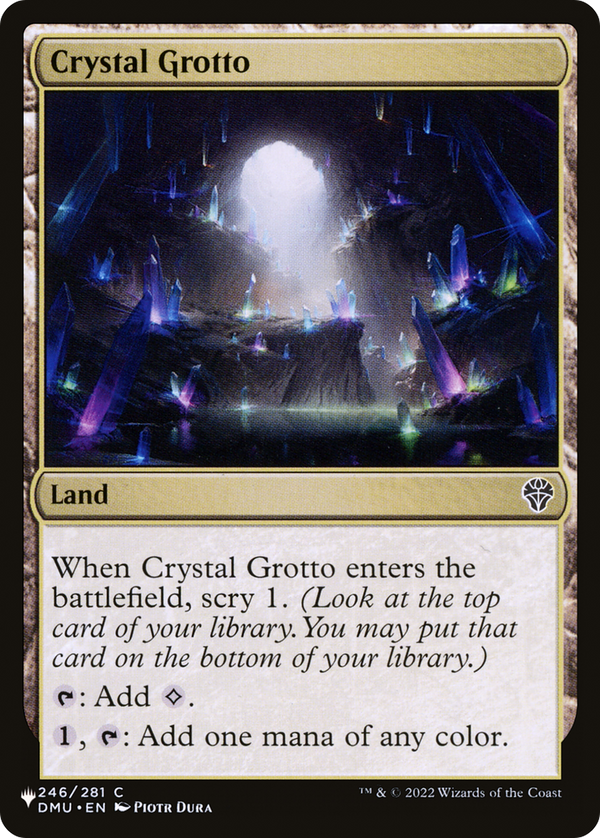 Crystal Grotto - DMU Reprint (PLST)