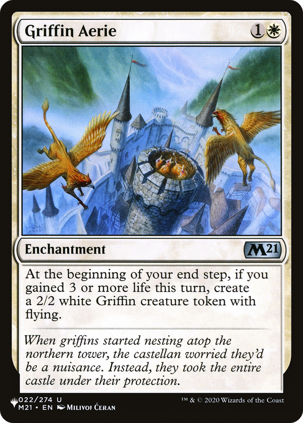 Griffin Aerie - M21 Reprint (PLST)