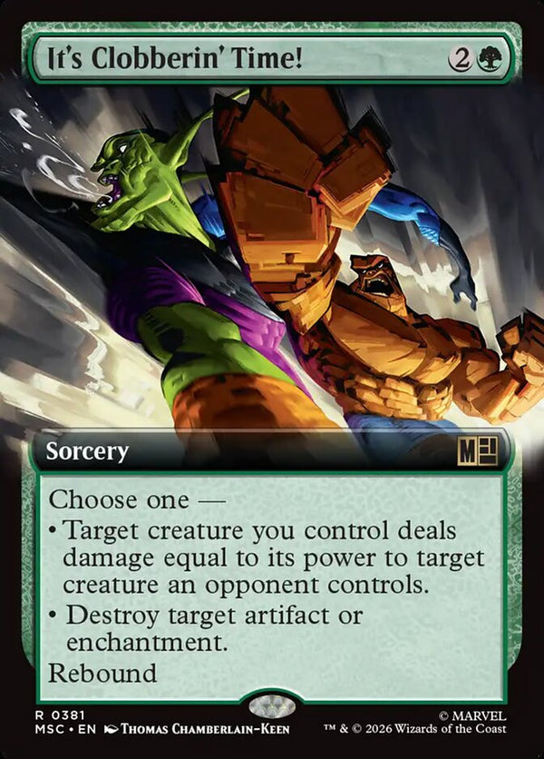 It's Clobberin' Time! - Extended Art (MSC)