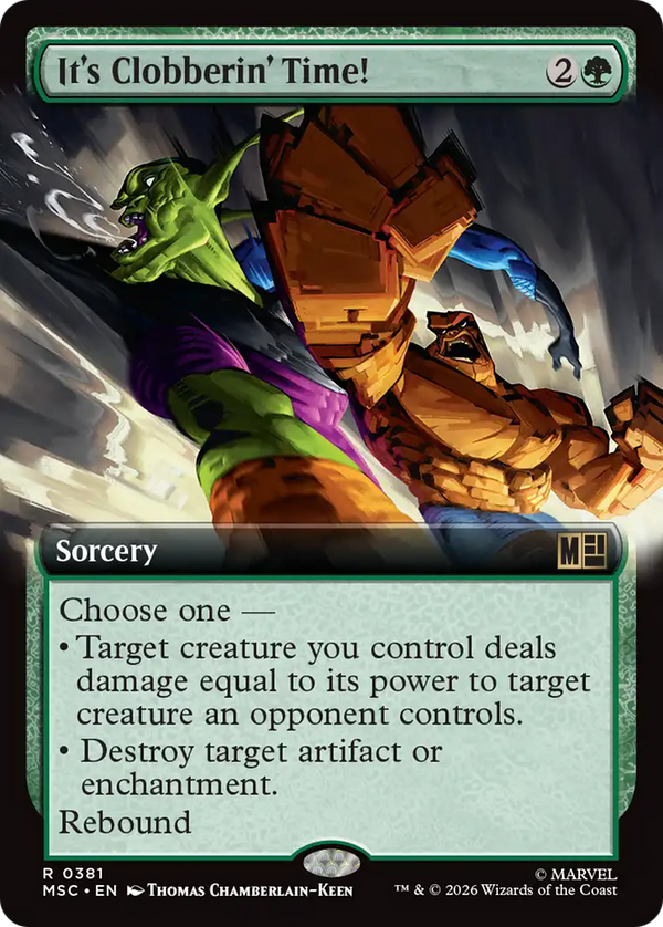 It's Clobberin' Time! - Extended Art (MSC) (Pre-Order)