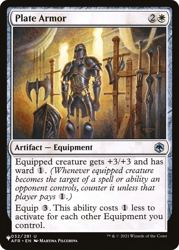 Plate Armor - AFR Reprint (PLST)
