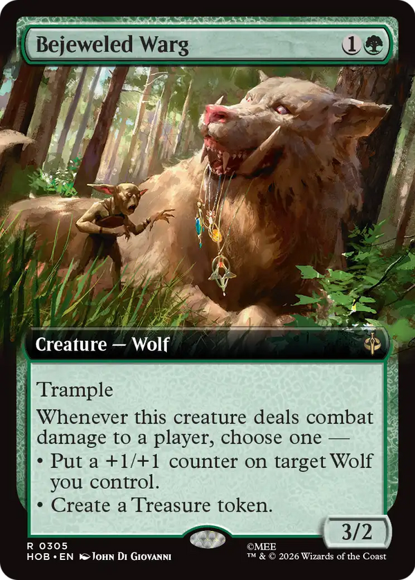 Bejeweled Warg - Extended Art (HOB)