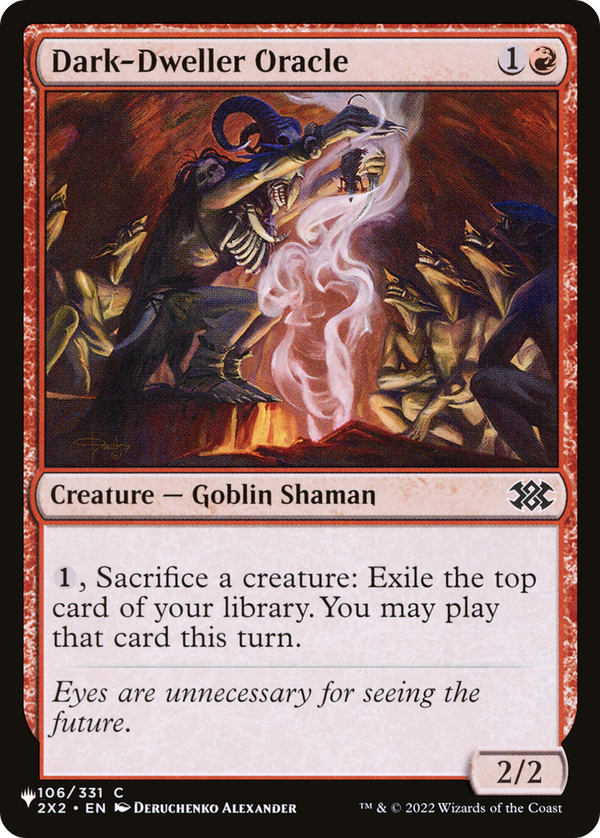 Dark-Dweller Oracle - 2X2 Reprint (PLST)