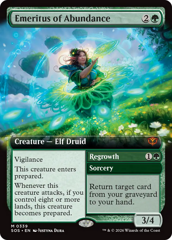 Emeritus of Abundance // Regrowth - Extended Art (SOS)