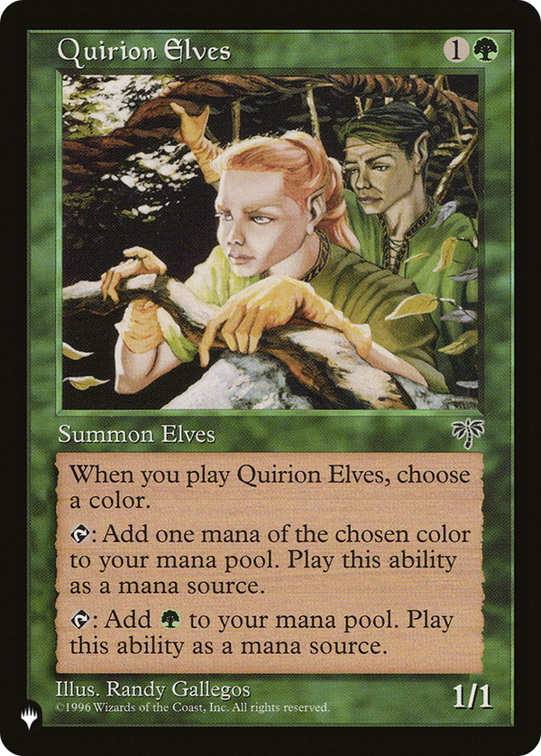 Quirion Elves - MIR Reprint (PLST)