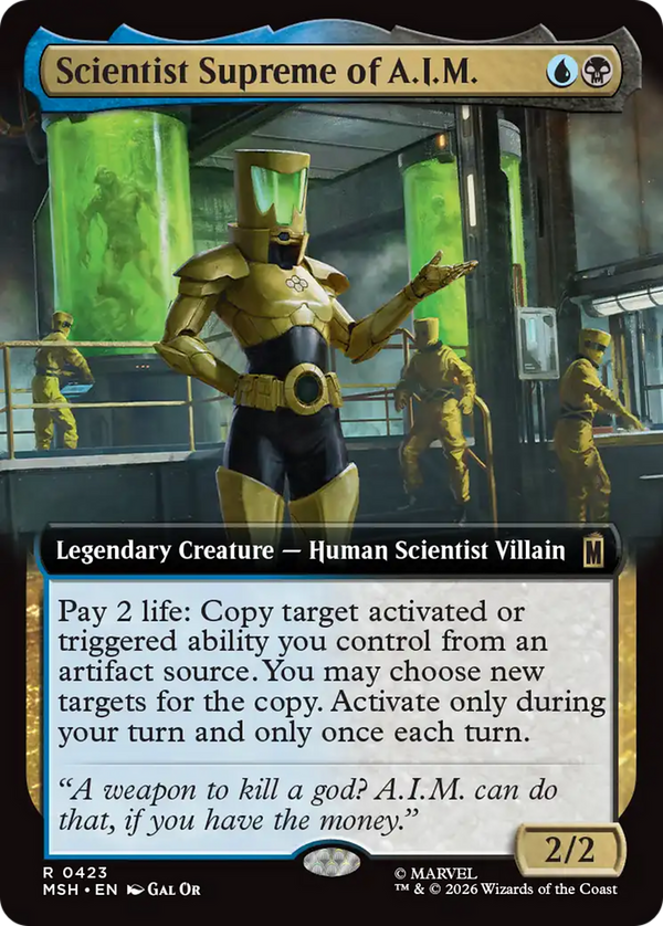 Scientist Supreme of A.I.M. - Extended Art (MSH) (Pre-Order)