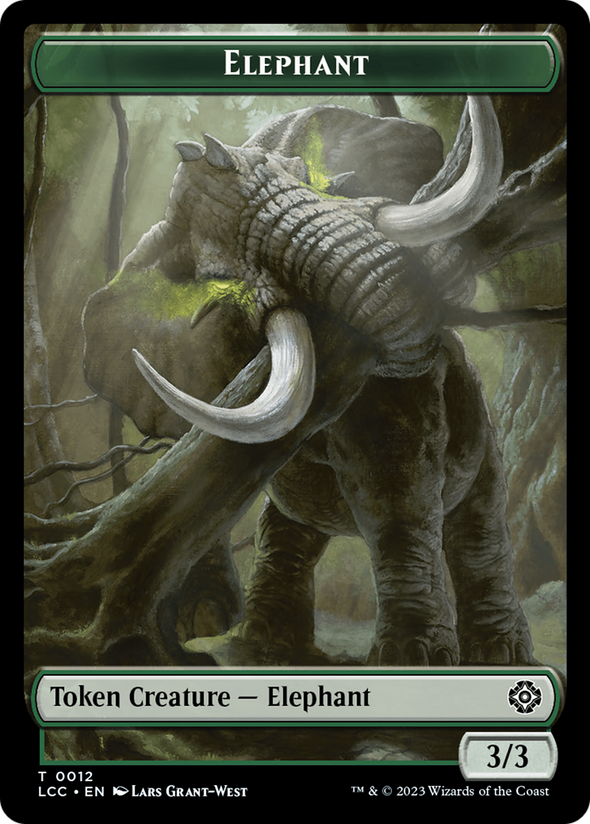 Elephant // Dinosaur Token (TLCC)