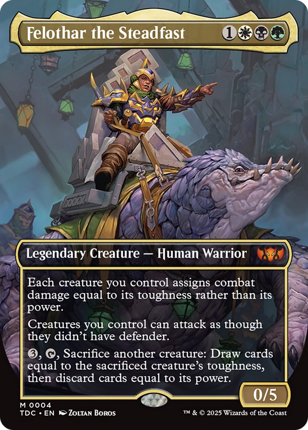 Felothar the Steadfast - Borderless (TDC)
