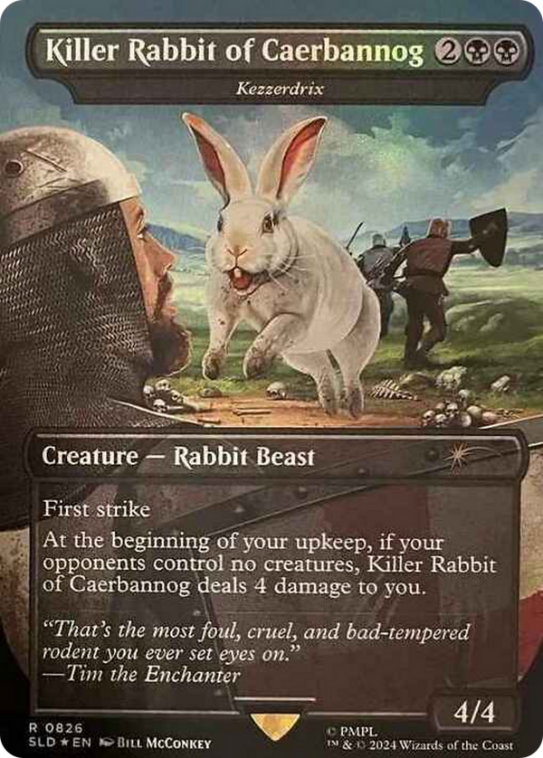 Killer Rabbit of Caerbannog // Kezzerdrix - Monty Python and the Holy Grail Vol. 2 Secret Lair (SLD)