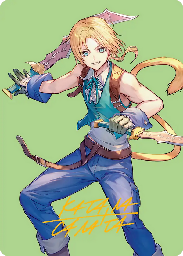 Zidane, Tantalus Thief - Art Series (Gold-Stamped Signature) (AFIN)
