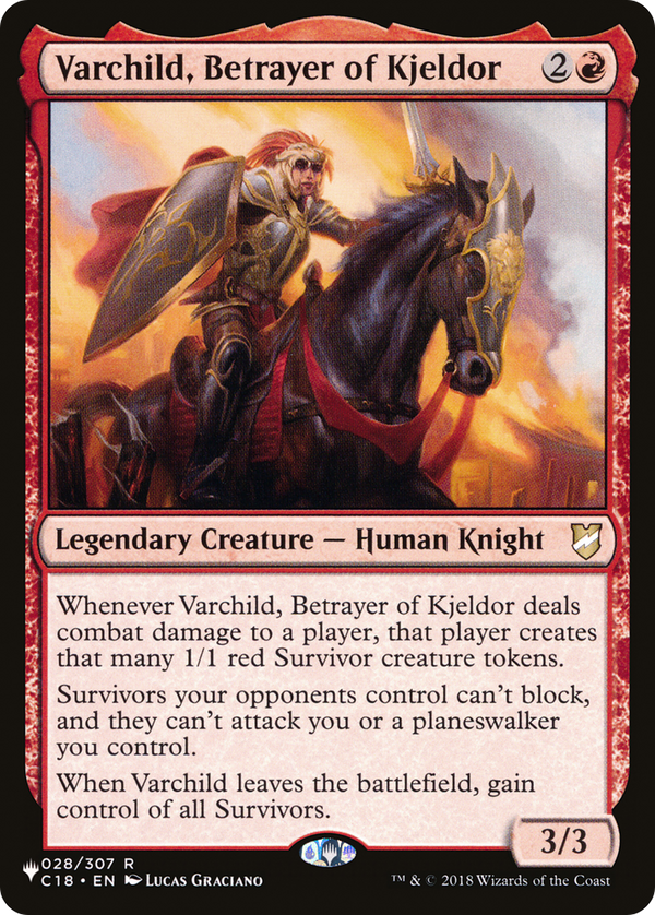 Varchild, Betrayer of Kjeldor - C18 Reprint (PLST)