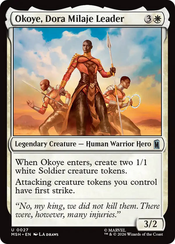 Okoye, Dora Milaje Leader (MSH)