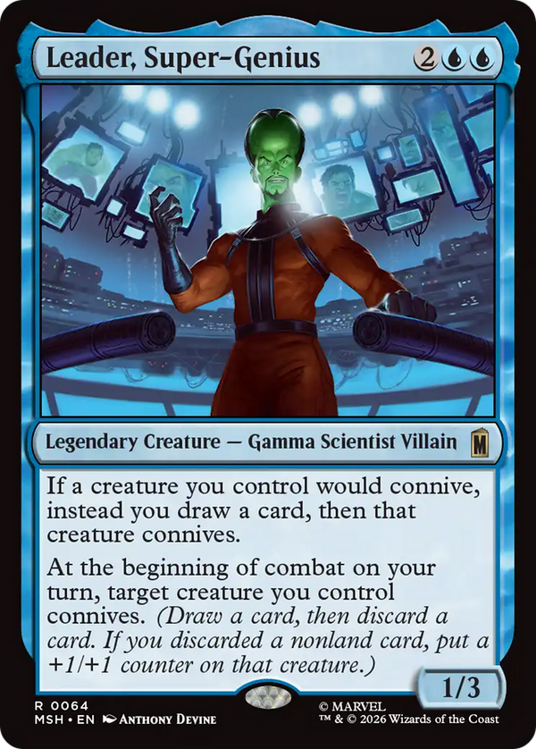 Leader, Super-Genius (MSH) (Pre-Order)