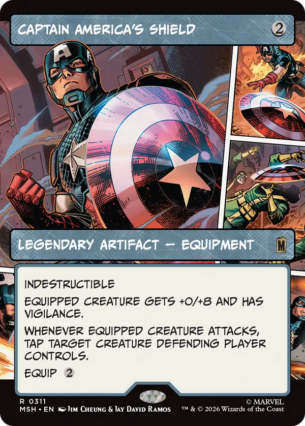 Captain America's Shield - Panel Showcase (MSH) (Pre-Order)