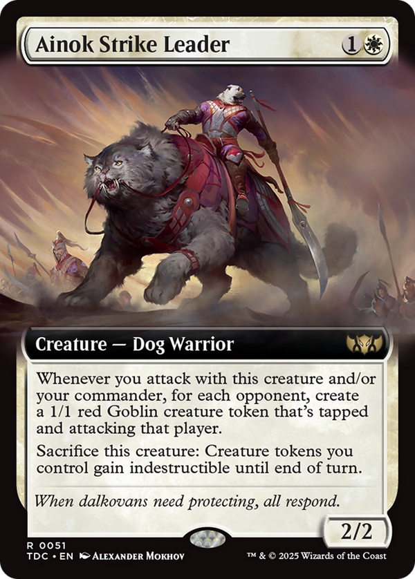 Ainok Strike Leader - Extended Art (TDC)