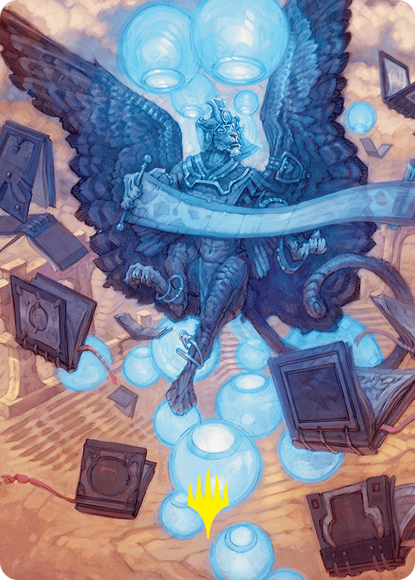Sphinx of Forgotten Lore - Art Series (Gold-Stamped Signature) (AFDN)